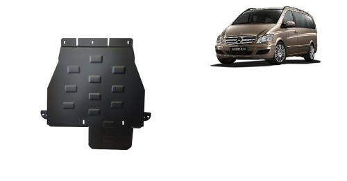 Ocelový kryt převodovky Mercedes Viano W639 - 4x4 - Automatická převodovka (2003-2014)