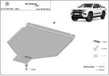 Hliníkový kryt převodovky Volkswagen Amarok (2022-2026)