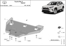 Ocelový kryt diferenciálu Toyota RAV 4 Hybrid (2018-2025)
