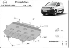 Ocelový kryt motoru Citroen Berlingo (2018-2026)