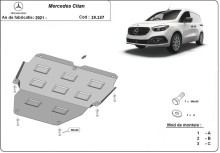 Ocelový kryt motoru Mercedes Citan (2021-2026)