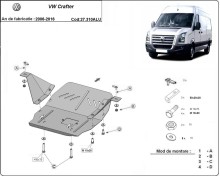 Hliníkový kryt motoru Volkswagen Crafter (2006-2016)