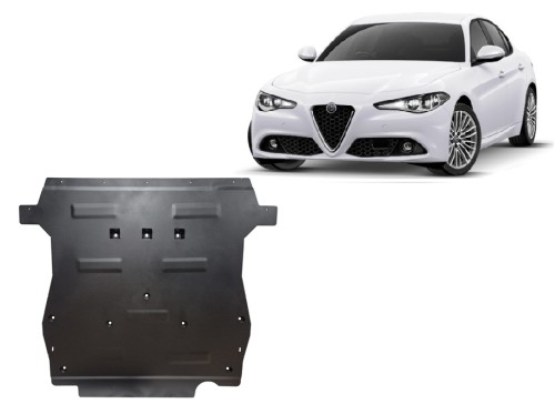 Ocelový kryt motoru Alfa Romeo Giulia (2015-2026)