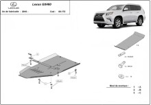 Ocelový kryt převodovky Lexus GX460 (2010-2026)