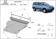 Stalowa Osłona pod silnik Honda HR-V (1999-2005)
