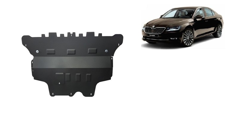 Ocelový kryt motoru Skoda Superb - Manuální (2015-2024)