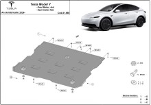 Ocelový kryt motoru Tesla Model Y (2024-2026)
