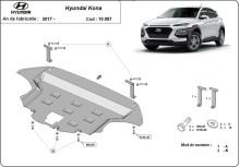 Ocelový kryt motoru Hyundai Kona (2018-2023)