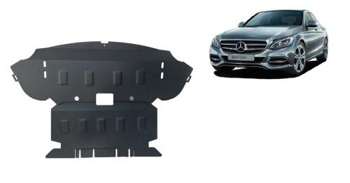 Ocelový kryt motoru Mercedes C-Class W205 4x4 (2014-2021)