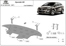 Hliníkový kryt motoru Hyundai i30 (2017-2026)