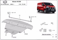 Ocelový kryt motoru Nissan NV300 (2014-2021)