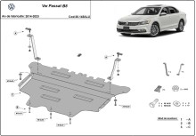 Hliníkový kryt motoru Volkswagen Passat (2014-2023)