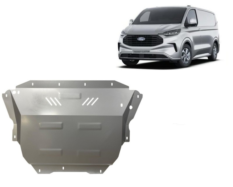 Ocelový kryt motoru pozinkovaná Ford Tourneo Custom (2023-2026)