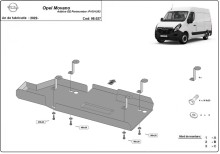 Ocelový kryt AdBlue Opel Movano (2022-2026)