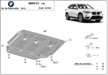 Ocelový kryt motoru BMW X1 F48 (2015-2022)