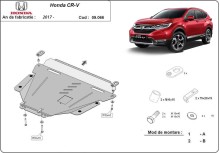 Ocelový kryt motoru Honda CR-V (2017-2022)