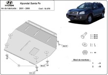 Ocelový kryt motoru Hyundai Santa Fe (2001-2006)