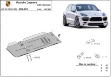 Ocelový kryt převodovky manualna Porsche Cayenne (2006-2017)