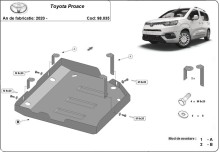 Ocelový kryt AdBlue Toyota Proace (2020-2026)