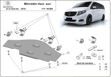 Ocelový kryt systému Start-Stop Mercedes Viano W447, 4x2, 1.6 D (2014-2026)