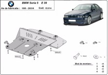 Ocelový kryt motoru BMW Seria5 E39 (1995-2003)