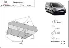 Ocelový kryt motoru Citroen Jumpy (2007-2016)