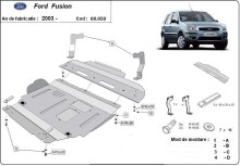 Ocelový kryt motoru Ford Fusion (2003-2012)