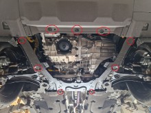 Ocelový kryt motoru Dacia Duster - 4x2 (2024-2026)