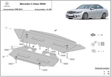 Ocelový kryt motoru Mercedes C-Class W204 (2006-2014)