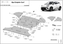 Ocelový kryt motoru BYD Dolphin Surf (2025-2026)