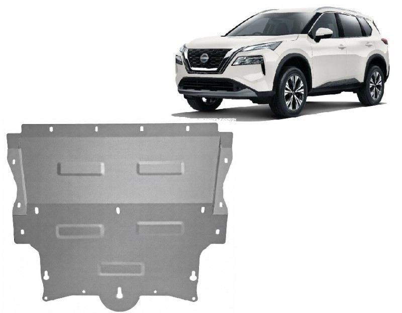 Hliníkový kryt motoru Nissan X-Trail (2021-2026)