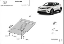 Hliníkový kryt katalyzátoru Toyota C-HR (2016-2023)