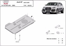 Ocelový kryt převodovky Audi Q7 (2006-2015)