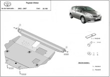 Ocelový kryt motoru Toyota Corolla Verso (2002-2008)