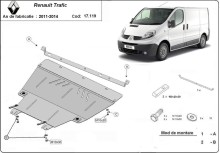 Stalowa Osłona pod silnik Renault Trafic 2 (2011-2014) (2011-2014)