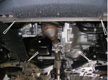 Ocelový kryt motoru Opel Corsa D (2006-2014)