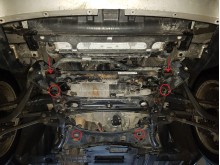 Ocelový kryt motoru BMW X4 (2014-2018)
