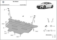 Hliníkový kryt motoru Volkswagen ARTEON (2017-2026)