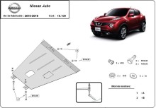 Ocelový kryt motoru Nissan Juke (2010-2019)