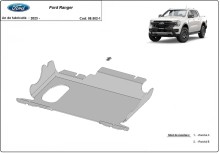 Ocelový kryt motoru Ford Ranger (2023-2026)