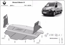 Ocelový kryt motoru Renault Master 3 (2010-2024)