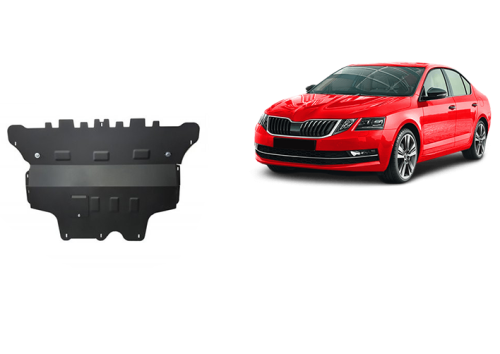 Ocelový kryt motoru Skoda Octavia 3 - Automatická převodovka (2013-2020)