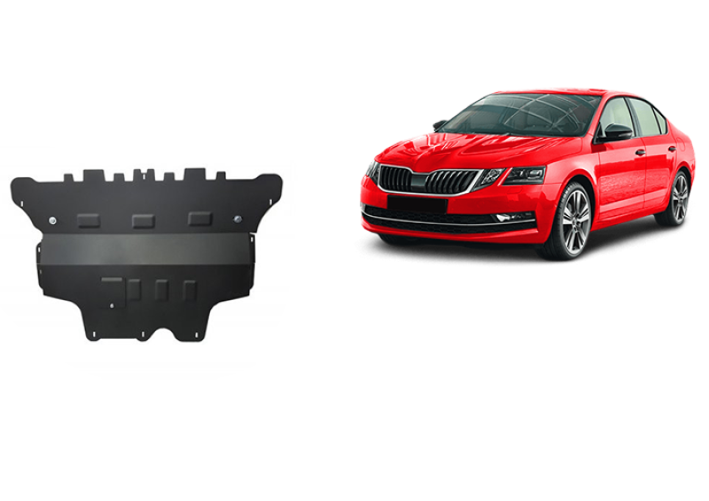 Ocelový kryt motoru Skoda Octavia 3 - Automatická převodovka (2013-2020)