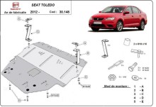 Ocelový kryt motoru Seat Toledo 4 (2012-2019)