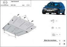 Ocelový kryt motoru Opel Vectra B (1995-2001)