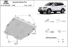 Ocelový kryt motoru Hyundai Santa Fe (2006-2011)