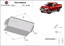 Ocelový kryt chladiče Fiat Fullback (2016-2019)
