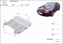 Ocelový kryt motoru Opel Vectra C (2002-2008)
