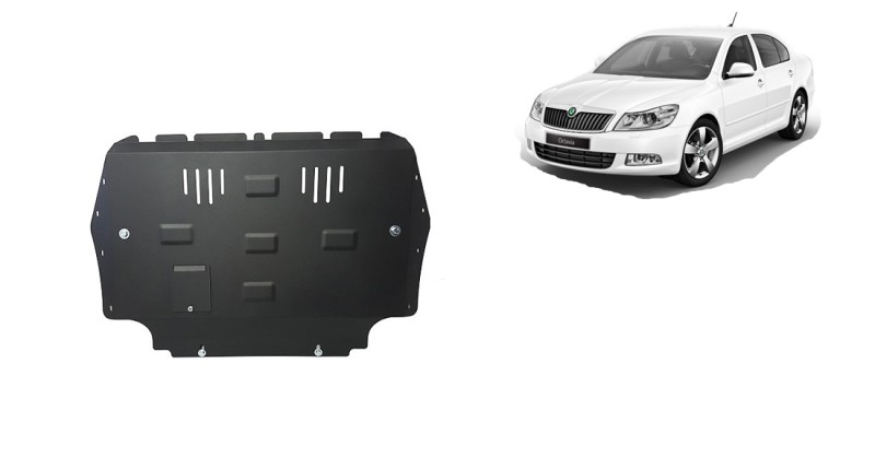 Ocelový kryt motoru Skoda Octavia 2 (2010-2012)
