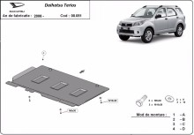 Ocelový kryt převodovky Daihatsu Terios (2006-2018)